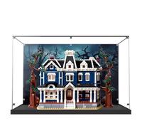 Acrylic Display Case for Lego 11370 Stranger Things Creel House Model, 3mm Dustproof Display Box, Display Case Compatible with Lego 11370(Model Not Included) (Background 3MM B)