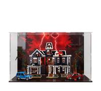 Acrylic Display Case for Lego 11370 Stranger Things Creel House Model, 3mm Dustproof Display Box, Display Case Compatible with Lego 11370(Model Not Included) (Background 3MM)