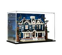 Acrylic Display Case for Lego 11370 Stranger Things: The Creel House Building Set, Dustproof Transparent Box - Only Display Case, Display Box Compatible with Lego 11370 (Back Spray A)