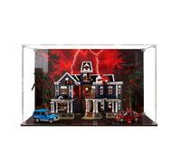 Acrylic Display Case for Lego 11370 Stranger Things: The Creel House Building Set, Dustproof Transparent Box - Only Display Case, Display Box Compatible with Lego 11370 (Back Spray A)