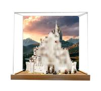 Acrylic Display Case for Lego 11377 White City Building Model, 3mm Dustproof Display Box, Display Case Compatible with Lego 11377 (Model Not Included) (Background D)