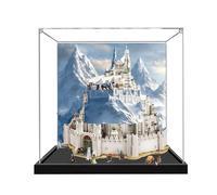 Acrylic Display Case for Lego 11377 White City Building Model, 3mm Dustproof Display Box, Display Case Compatible with Lego 11377 (Model Not Included) (Background A)