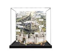 Acrylic Display Case for Lego 11377 White City Building Model, 3mm Dustproof Display Box, Display Case Compatible with Lego 11377 (Model Not Included) (Background C)