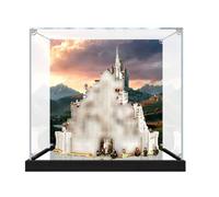 Acrylic Display Case for Lego 11377 White City Building Model, 3mm Dustproof Display Box, Display Case Compatible with Lego 11377 (Model Not Included) (Background A)