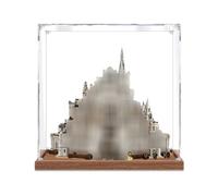 Acrylic Display Case for Lego 11377 White City Building Model, 3mm Dustproof Display Box, Display Case Compatible with Lego 11377 (Model Not Included) (3MM A)