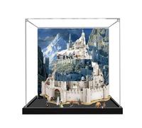 Acrylic Display Case for Lego 11377 White City Building Model, 3mm Dustproof Display Box, Display Case Compatible with Lego 11377 (Model Not Included) (Background D)