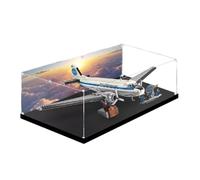 Acrylic Display Case for Lego 11378 Passenger Plane Building Set, Dustproof Transparent Box - Only Display Case, Display Box Compatible with Lego 11378 (Back Spray A)