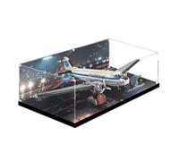 Acrylic Display Case for Lego 11378 Passenger Plane Building Set, Dustproof Transparent Box - Only Display Case, Display Box Compatible with Lego 11378 (Back Spray C)