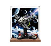 Acrylic Display Case for Lego 11389 Extreme Return Building Set, Dustproof Transparent Box - Only Display Case, Display Box Compatible with Lego 11389 (Base A)
