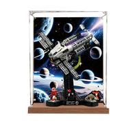 Acrylic Display Case for Lego 11389 Extreme Return Model, 3mm Dustproof Display Box, Display Case Compatible with Lego 11389 (Model Not Included) (Background A)