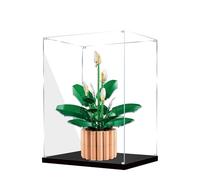 Acrylic Display Case for Lego 11504 Peace Lily Building Set, Dustproof Transparent Box - Only Display Case, Display Box Compatible with Lego 11504 (2MM)