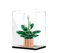 Acrylic Display Case for Lego 11504 Peace Lily Building Set, Dustproof Transparent Box - Only Display Case, Display Box Compatible with Lego 11504 (2MM Mirror)