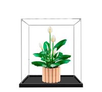 Acrylic Display Case for Lego 11504 Peace Lily Model, 3mm Dustproof Display Box, Display Case Compatible with Lego 11504(Model Not Included) (Transparent 3MM)