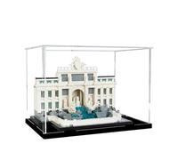 Acrylic Display Case for Lego 21020 Trevi Fountain, Rome Model, 3mm Dustproof Display Box, Display Case Compatible with Lego 21020 (Model Not Included) (Transparent Build 3MM C)