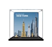 Acrylic Display Case for Lego 21028 New York Architecture Set, no model (Back Spray (Base B))