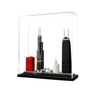 Acrylic Display Case for Lego 21033 Chicago Architecture Set (Box only) (2MM)