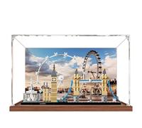 Acrylic Display Case for Lego 21034 Architecture Series London Model, 3mm Dustproof Display Box, Display Case Compatible with Lego 21034 (Model Not Included) (Background Build 3MM A)