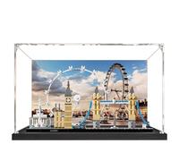 Acrylic Display Case for Lego 21034 Architecture Series London Model, 3mm Dustproof Display Box, Display Case Compatible with Lego 21034 (Model Not Included) (Background Build 3MM B)