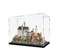 Acrylic Display Case for Lego 21063 Neuschwanstein Castle Building Set, Dustproof Transparent Box - Only Display Case, Display Box Compatible with Lego 21063 (3MM)
