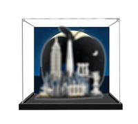 Acrylic Display Case for Lego 21066 Big Apple Skyline Model, 3mm Dustproof Display Box, Display Case Compatible with Lego 21066 (Model Not Included) (background A)
