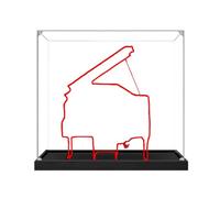 Acrylic Display Case for Lego 21323 Piano Building Set, Dustproof Transparent Box - Only Display Case, Display Box Compatible with Lego 21323 (3MM)