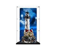 Acrylic Display Case for Lego 21335 Electric Lighthouse (Back Spray 1) | Acrylic Display Case for Lego 21335 Electric Lighthouse Set, Dustproof Box Compatible with Lego 21335,no model
