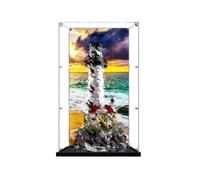 Acrylic Display Case for Lego 21335 Electric Lighthouse (Back Spray 2) | Acrylic Display Case for Lego 21335 Electric Lighthouse Set, Dustproof Box Compatible with Lego 21335,no model