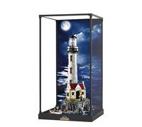 Acrylic Display Case for Lego 21335 Lighthouse Model, 3mm Dustproof Display Box, Display Case Compatible with Lego 21335 (Model Not Included)