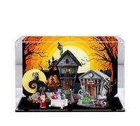 Acrylic Display Case for Lego 21351 The Nightmare Before Christmas, Dustproof and Transparent Storage Box, Compatible with Lego 21351 (Only Case, No Model)