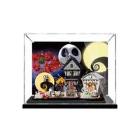 Acrylic Display Case for Lego 21351 The Nightmare Before Christmas, Dustproof Storage Box, Transparent Display Box Compatible with Lego 21351 (Only Case, No Model)