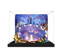 Acrylic Display Case for Lego 21352 The Magic World Building Set, Dustproof Transparent Box - Only Display Case, Display Box Compatible with Lego 21352 (Back Spray A)