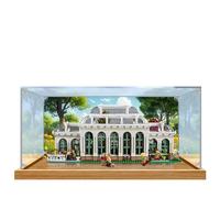 Acrylic Display Case for Lego 21353 Wonderful Botanical Garden Building Set,Clear Display Case, Dust-Proof Display Case Compatible with Lego 21353 (Only Display Case) (Background B)