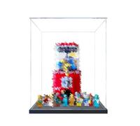 Acrylic Display Case for Lego 21358 Mini Minifigure Vending Machine Set (Transparent)