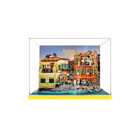 Acrylic Display Case for LEGO 21359 Italan Rivera Townn Building Blocks, Showcase, Storage Box, transparent, dust-proof, Display Box for LEGO 21359, No Model, 38x35x28cm