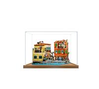 Acrylic Display Case for LEGO 21359 Italian Rivera Townn Building Blocks, Transparent dustproof storage display box, 40x35x30cm,Display Box Only, No Model (transparent)