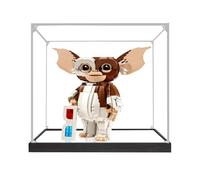 Acrylic Display Case for Lego 21361 Gremlins Gizmo, Dustproof Box, Storage Box, Transparent Box, Display Box Compatible with 21361 (Box Only) (3mm Transparent+Mirror)