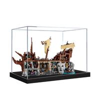 Acrylic Display Case for Lego 21363 The Goonies Pirate Ship Model, 3mm Dustproof Display Box, Display Case Compatible with Lego 21363 (Model Not Included) (Transparent 2MM)