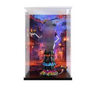 Acrylic Display Case for Lego 21372 Day of the Dead Skeleton Statue Set (Back Spray)