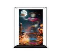 Acrylic Display Case for Lego 21372 Skeleton Doll Set (Only Display Case) (Back Spray 2 (Base A))
