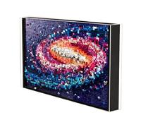 Acrylic Display Case for Lego 31212 Galaxy Pixel Art Frame Exhibition, Dustproof Box, Storage Box, Transparent Box, Display Box Compatible with 31212 (Box Only)