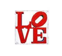 Acrylic Display Case for Lego 31214 Art LOVE Sculpture Picture Frame Building Set, Dustproof Transparent Box - Only Display Case, Display Box Compatible with Lego 31214