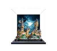 Acrylic Display Case for Lego 40975 Castle Set (Back Spray A) | Acrylic Display Case for Lego 40975 Castle Set, Dustproof Box Compatible with Lego 40975,no model