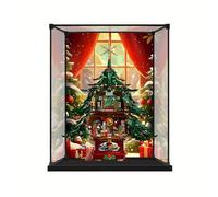 Acrylic Display Case for Lego 41843 Family Christmas Tree, Dustproof Box, Storage Box, Transparent Box, Display Box Compatible with 41843 (Box Only)2