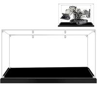 Acrylic Display Case for Lego 42100 Dustproof Clear Display Box Showcase for (Liebherr R 9800 Excavator) (Building Block Model is NOT Included)(3MM)