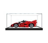 Acrylic Display case for Lego 42212 Racing - dustproof with uv Protection,Custom Fit for Lego 42212 Model - Collector's Edition(Model not Included) (Mirror Base + 2mm)