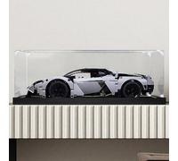 Acrylic Display Case for Lego 42214 Sports Car Racing, Dustproof Transparent Storage Box, Display Box Compatible with 42214 (Box Only) (3mm)