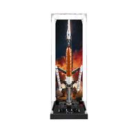 Acrylic Display Case for Lego 42221 Artemis Space Launch System Rocket Model, 3mm Dustproof Display Box, Display Case Compatible with Lego 42221(Model Not Included) (Background 3MM A)