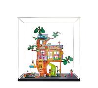 Acrylic Display Case for Lego 42652 Friendship Treehouse Gathering Model, 3mm Dustproof Display Box, Display Case Compatible with Lego 42652(Model Not Included) (Black Base 3MM)