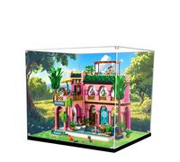 Acrylic Display Case for Lego 42691 Garden Restaurant Model, 3mm Dustproof Display Box, Display Case Compatible with Lego 42691(Model Not Included) (Background A)