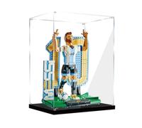 Acrylic Display Case for Lego 43015 Soccer Legends Classic Goal Moments Building Set, Dustproof Transparent Box - Only Display Case, Display Box Compatible with Lego 43015 (3MM)